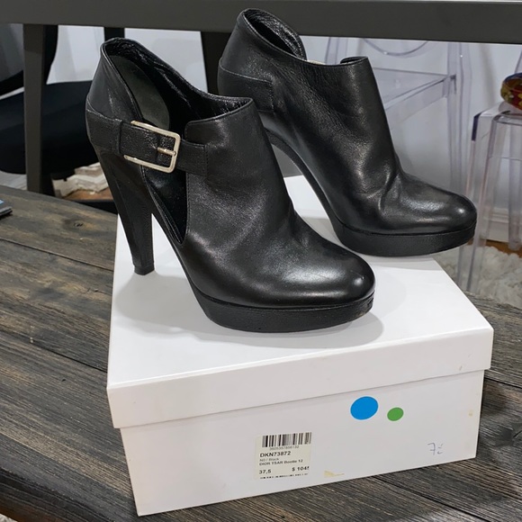 DIOR TSAR BOOTIE BLACK LEATHER - Picture 1 of 9